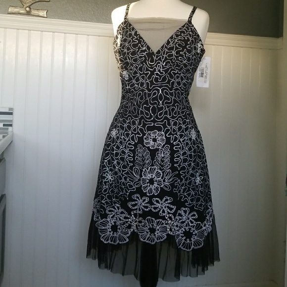 Anthropologie Basil & Maude Beaded Dress NWT - Picture 1 of 7